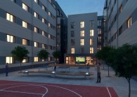 LSP is fitted with outdoor leisure activities and sports facilities for basketball, beach volleyball, table tennis and outdoor cinema.